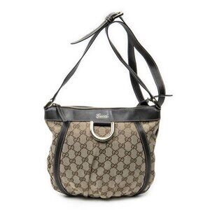 Gucci Abbey Shoulder Bag Brown Beige GG Canvas